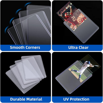 Premium Card Sleeves - Rigid & Clear Protectors for Trading Cards