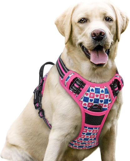 No-Pull Dog Harness with Dual Leash Clips | Premium Vest Design