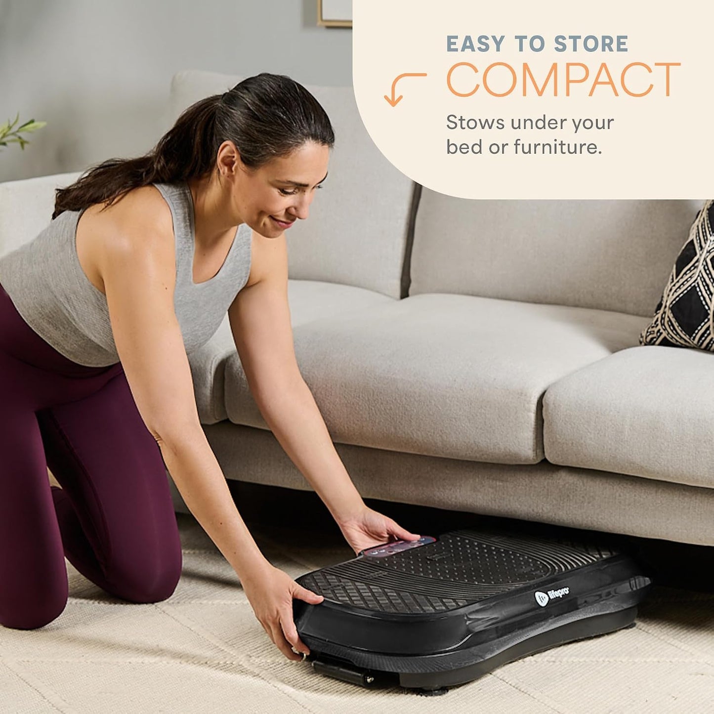 High-Intensity Vibration Plate with Loop Bands – Full Body