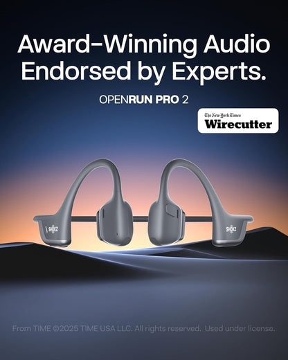 Bone Conduction Open-Ear Wireless Headphones for Running & Sports