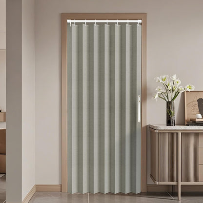 Blackout Magnetic Folding Door Curtain - Accordion Style