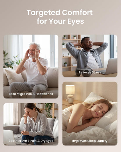 Eye Massager with Heat & Cooling Technology - Premium