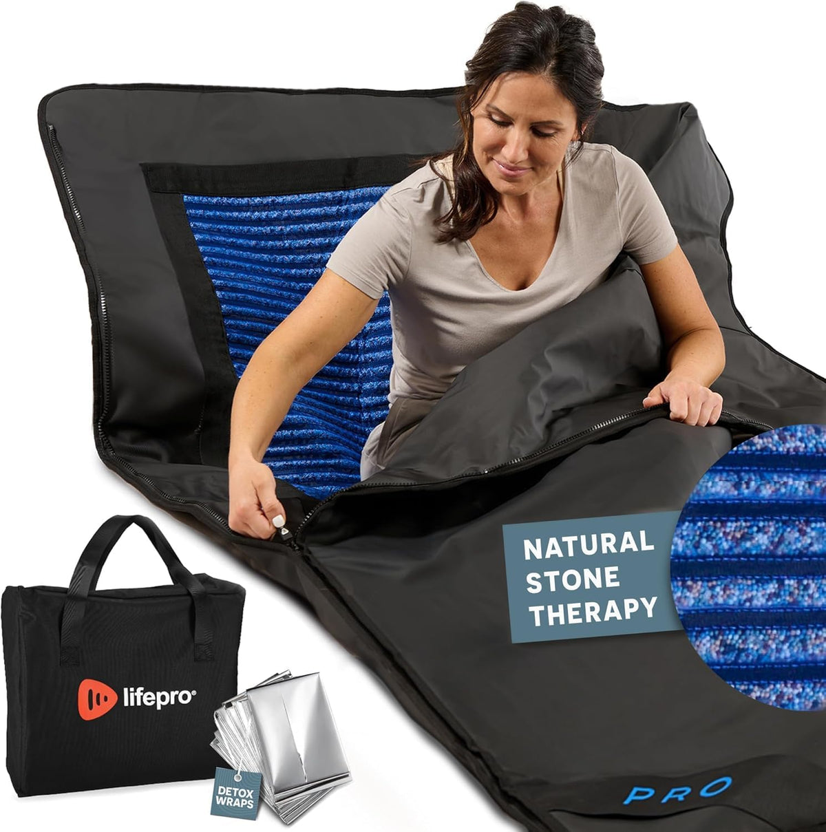 Infrared Sauna Blanket with Low EMF & 9 Temperature Levels