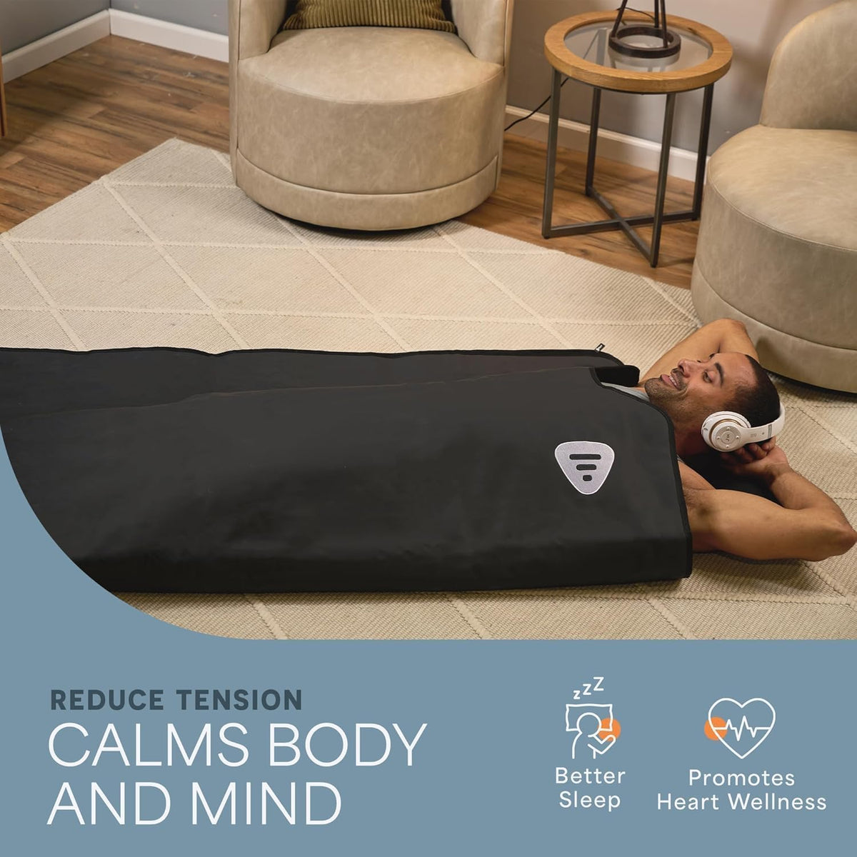 Infrared Sauna Blanket with Low EMF & 9 Temperature Levels