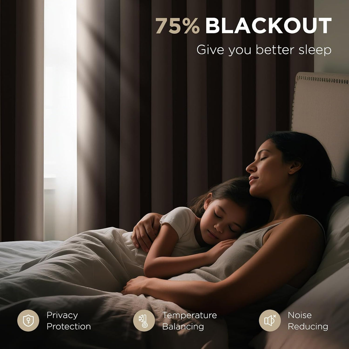 Blackout Door Curtain – Thermal Insulated Privacy Drape Panel