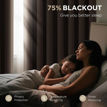Blackout Door Curtain – Thermal Insulated Privacy Drape Panel