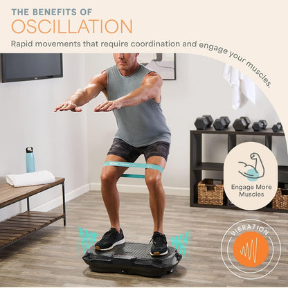 High-Intensity Vibration Plate with Loop Bands – Full Body
