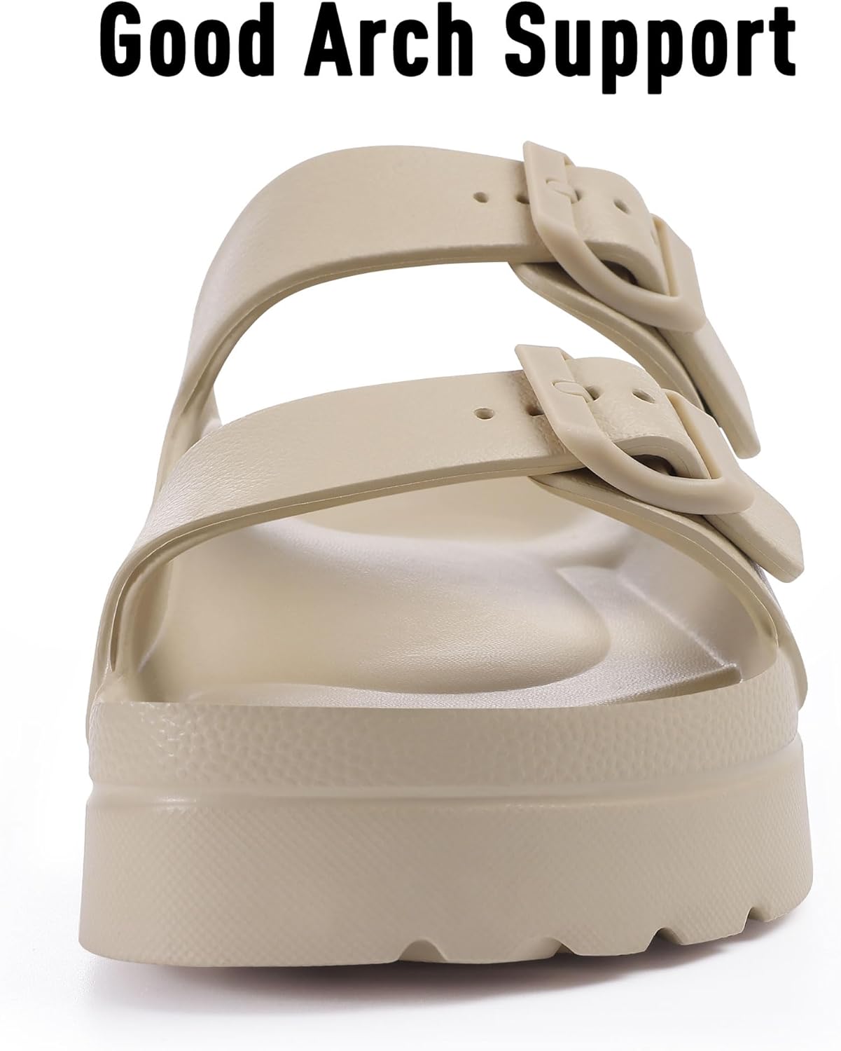 Arch Support Platform Sandals | Lightweight Foam Slides
