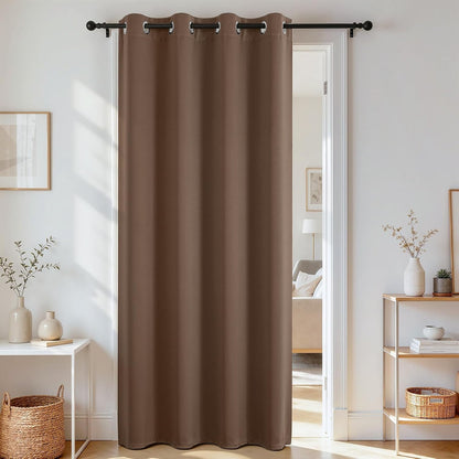 Blackout Door Curtain – Thermal Insulated Privacy Drape Panel