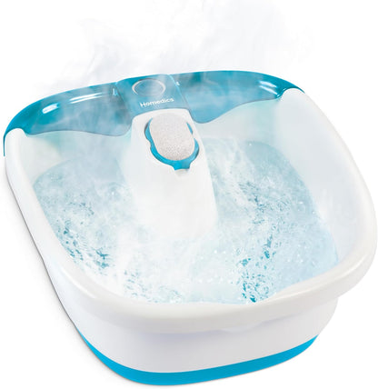 Toe-Touch Controlled Foot Spa with Massage Nodes & Bubbles