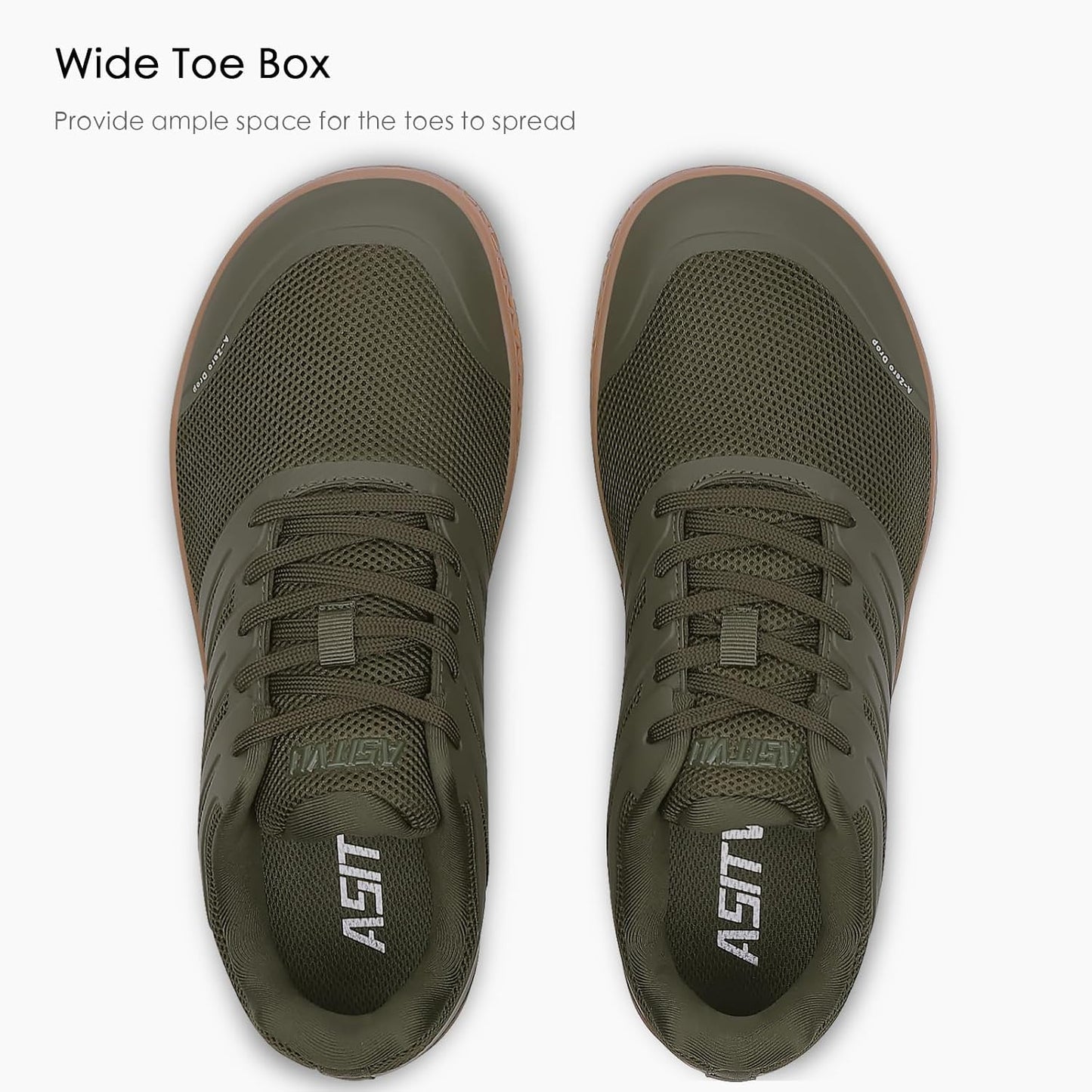 Wide Barefoot Minimalist Sneakers | Zero Drop Sole Walking Shoes