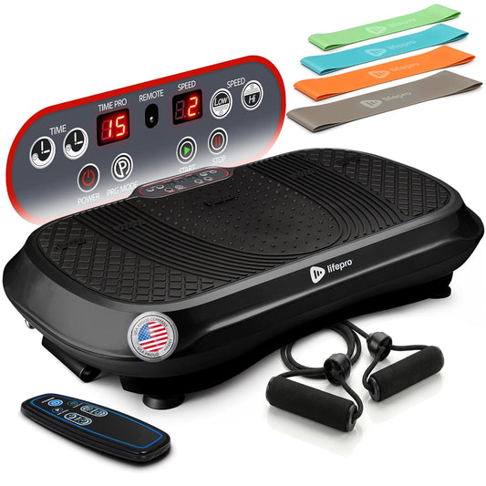 High-Intensity Vibration Plate with Loop Bands – Full Body