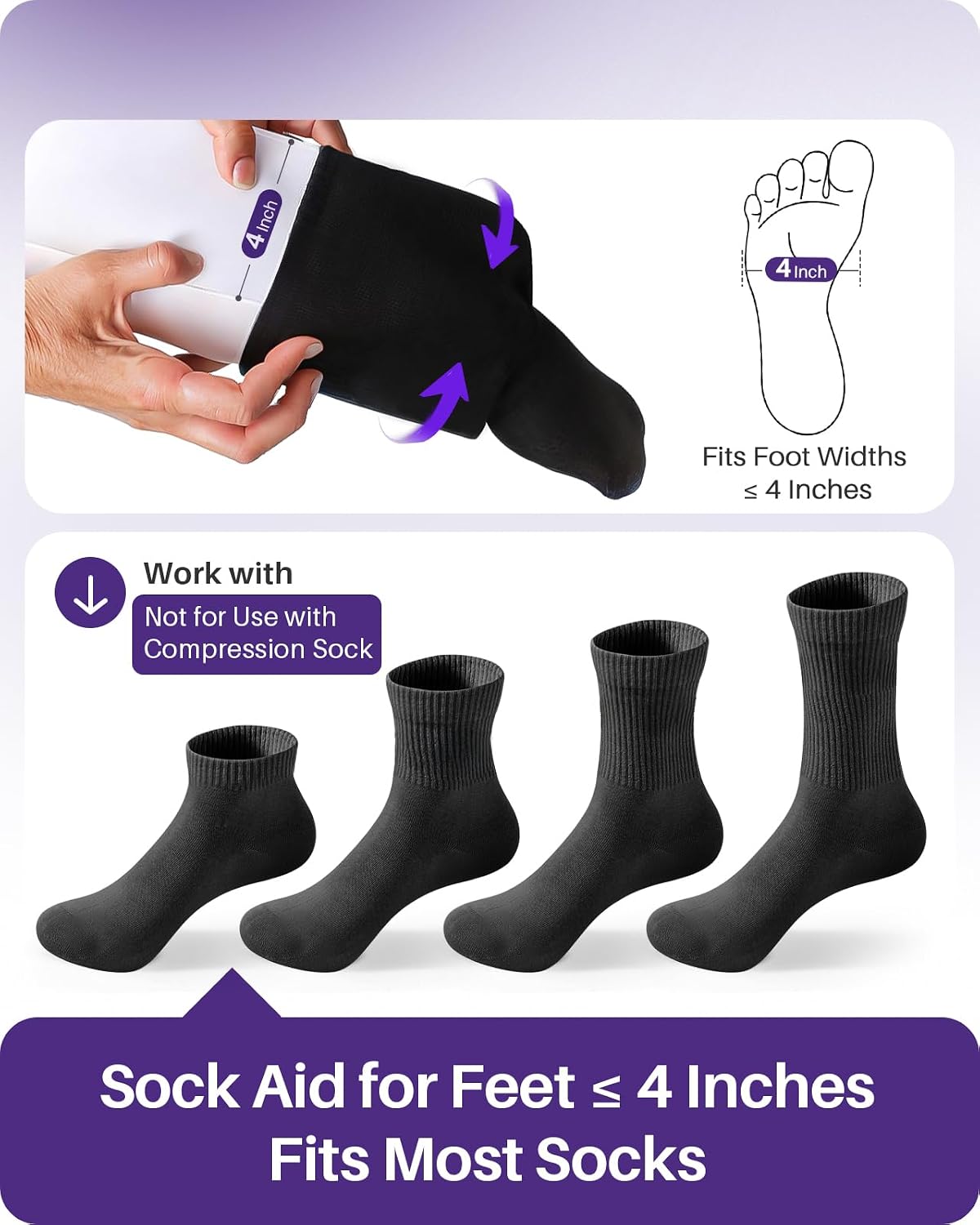 Sock Aid Tool – No-Bend Dressing Assistant for Independence