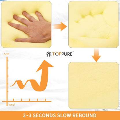 Travel Cube Memory Foam Pillow for Side Sleepers