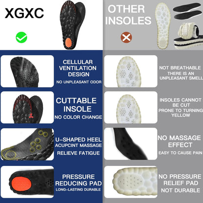 4D Cloud Memory Foam Insoles - Arch Support & Shock Absorption