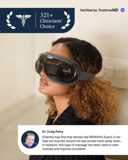 Eye Massager with Heat & Cooling Technology - Premium
