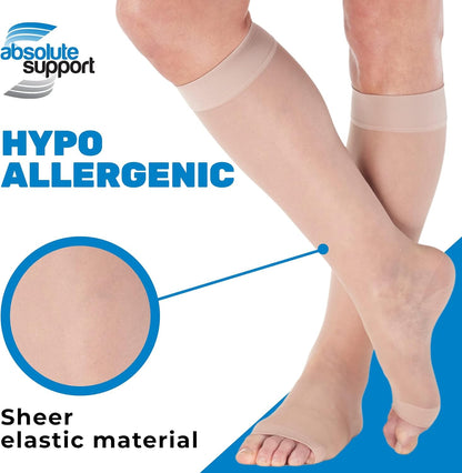 Women's Knee High Compression Socks 15-20mmHg | Made in USA
