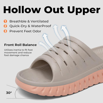 Women's Recovery Slides with Arch Support | Water-Resistant