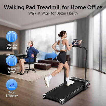 Portable Foldable Treadmill for Home & Office | 300 LBS Capacity