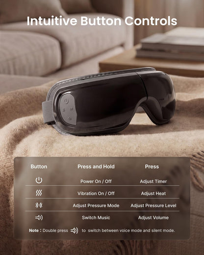 Eye Massager with Heat & Cooling Technology - Premium