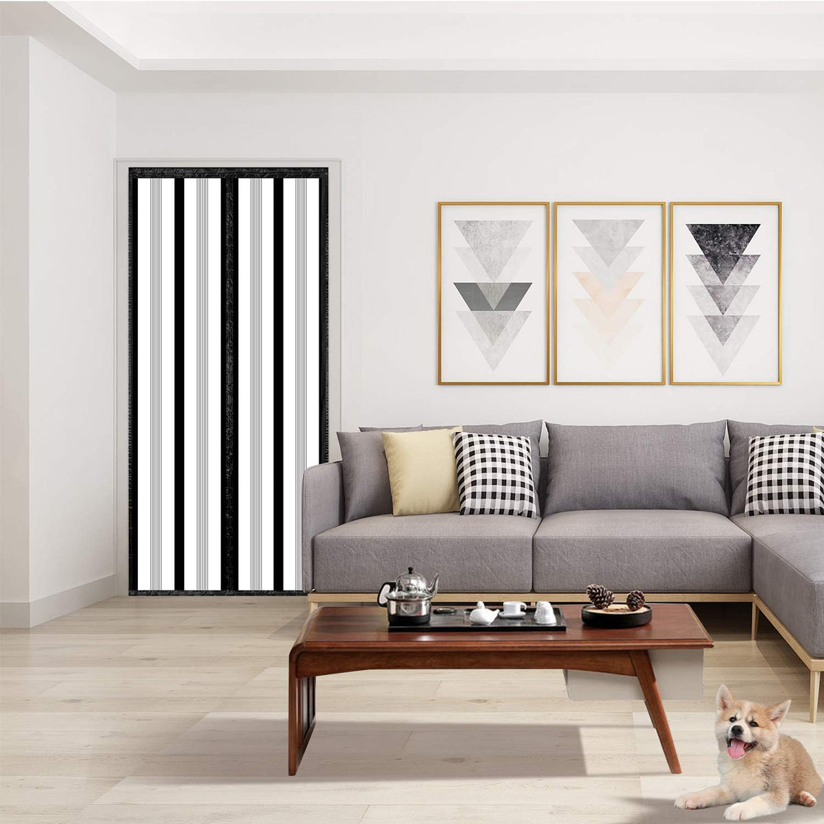 Magnetic Insulated Door Curtain – Thermal Self-Closing Screen
