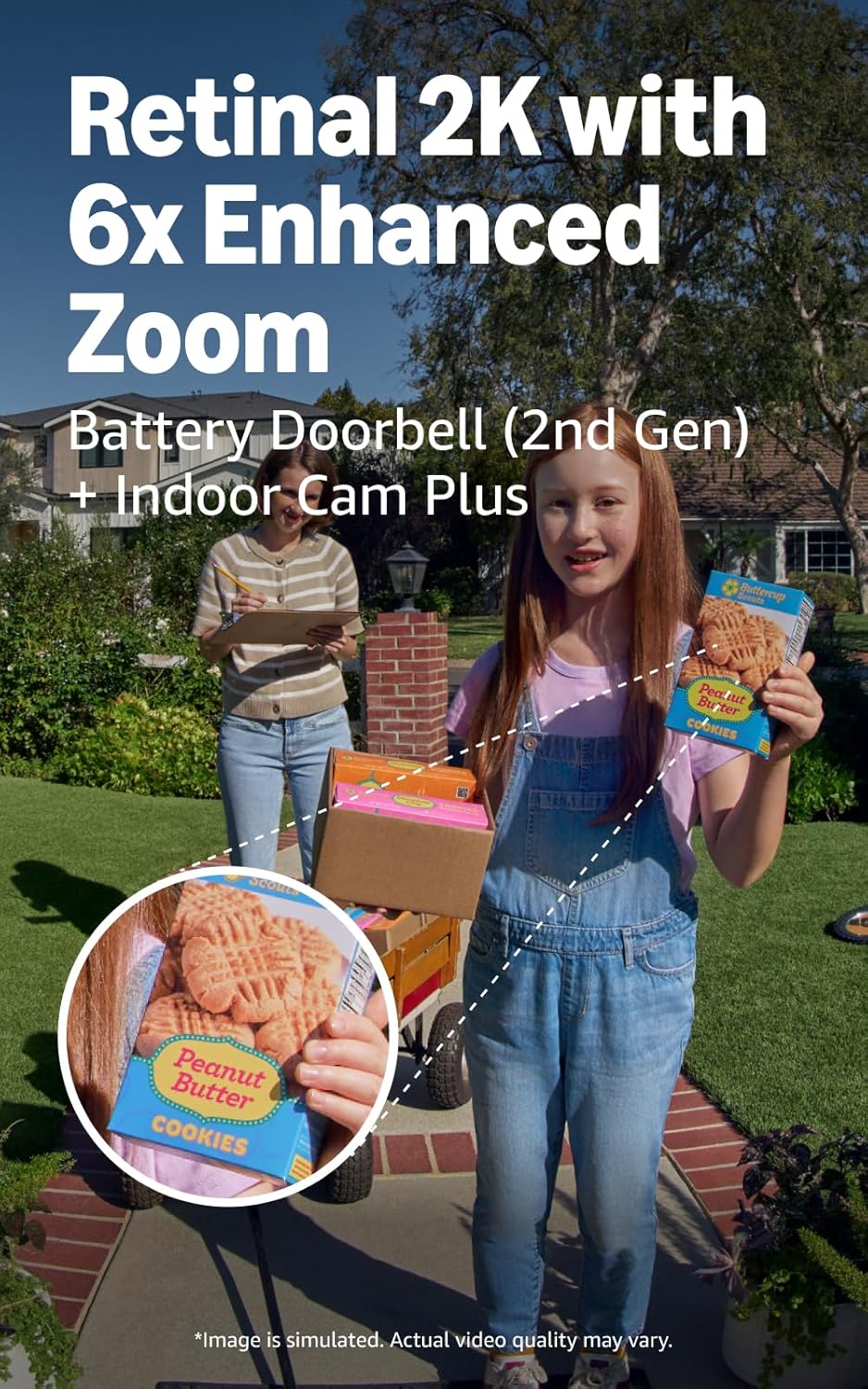 Smart Video Doorbell + Indoor Camera Bundle | Speckled Gray