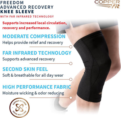 PRO Recovery Knee Compression Sleeve with Copper Technology