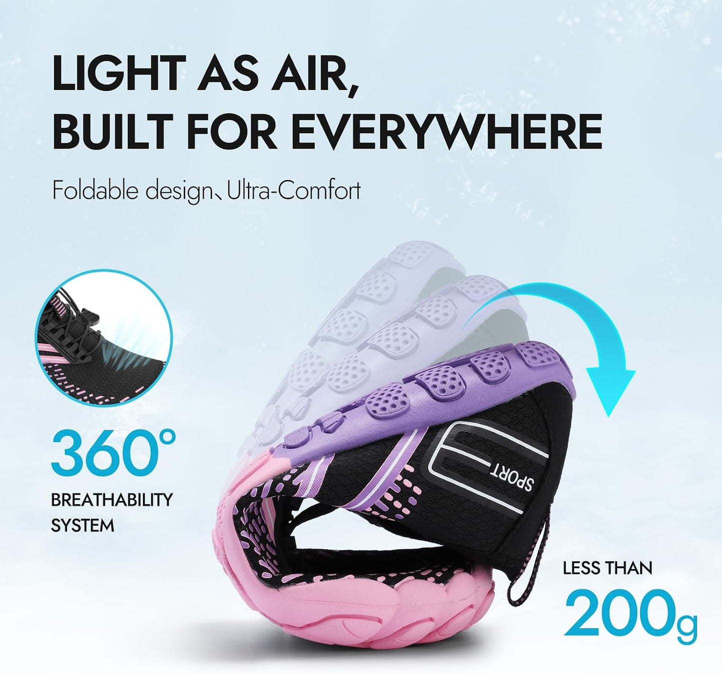 Barefoot Water Shoes – Quick-Dry Aqua Shoes for Active Lifestyles