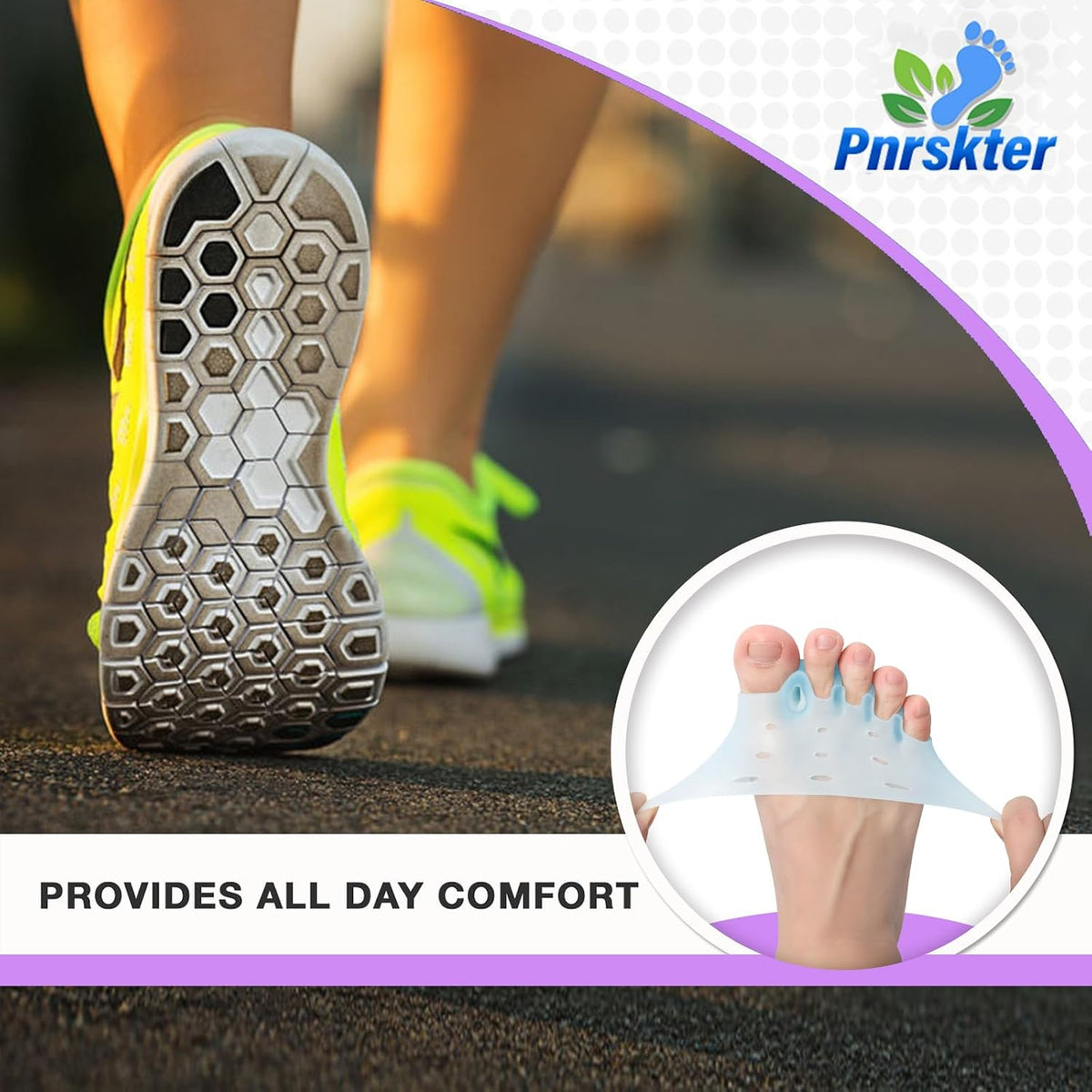 Gel Toe Separators - 6 Pack Premium Toe Spacers