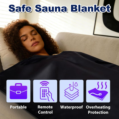Infrared Sauna Blanket - Portable Full Body Heat Therapy