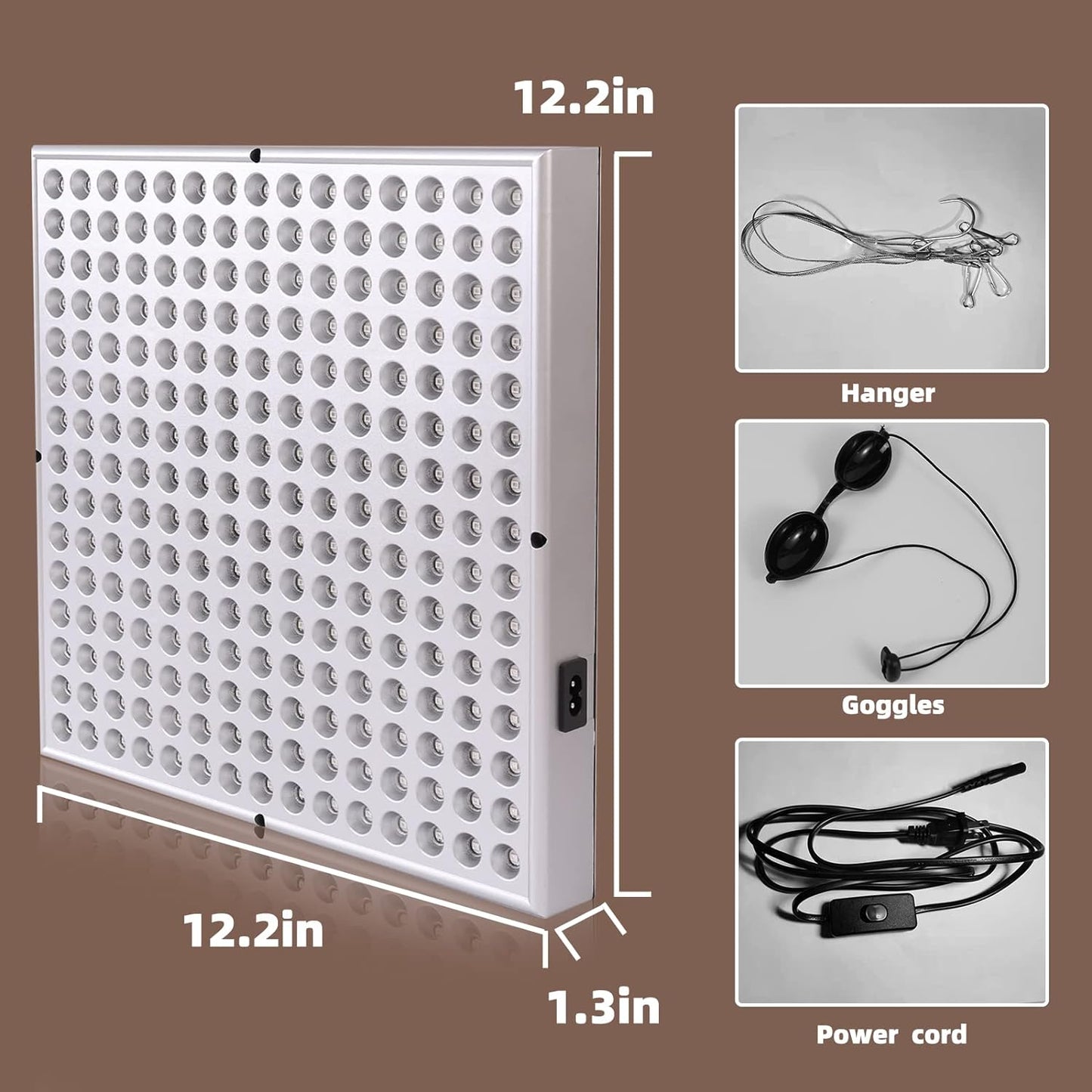 45W Red Light Therapy Panel - 660nm & 850nm Dual Wavelength