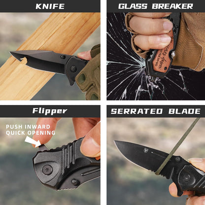 15th Anniversary Engraved Pocket Knife - Personalized Keepsake Gift