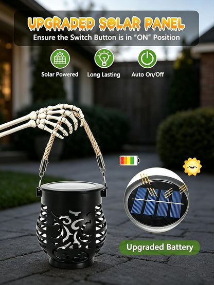 Solar Flame Lanterns - Waterproof Outdoor Flickering Lights