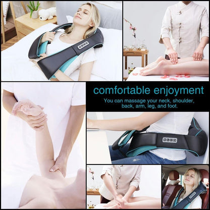 4D Shiatsu Neck & Shoulder Massager with Heat | Electric