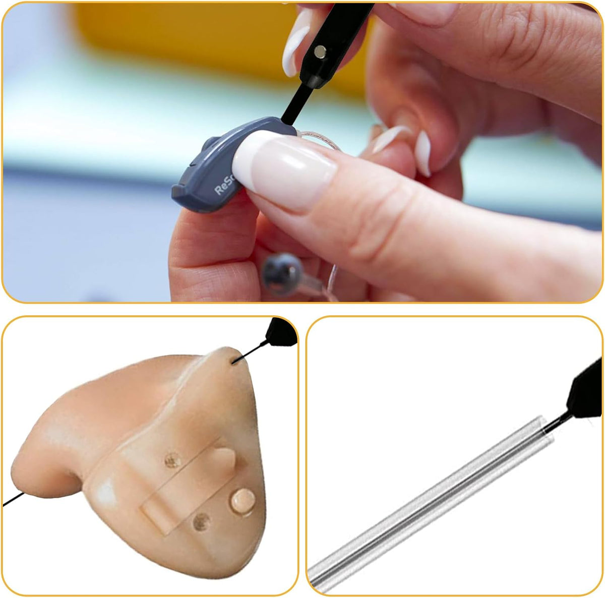 Premium Hearing Aid Cleaning Kit – 4-Piece Professional Set