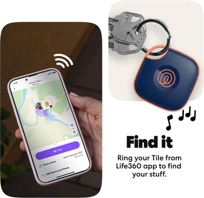 Bluetooth Item Tracker for Keys, Bags & More - 4-Pack