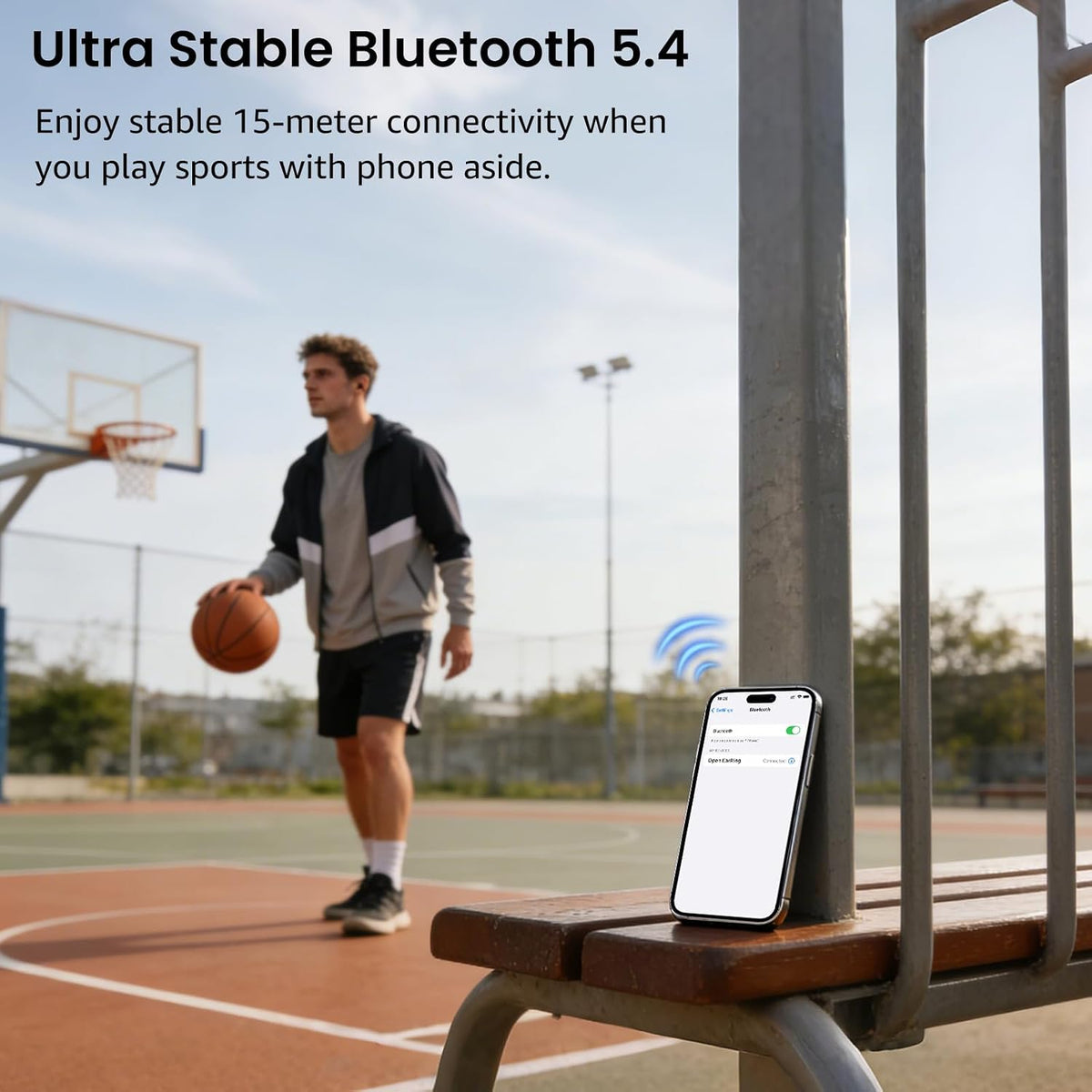 Open Ear Wireless Earbuds with 40H Battery & Bluetooth 5.4