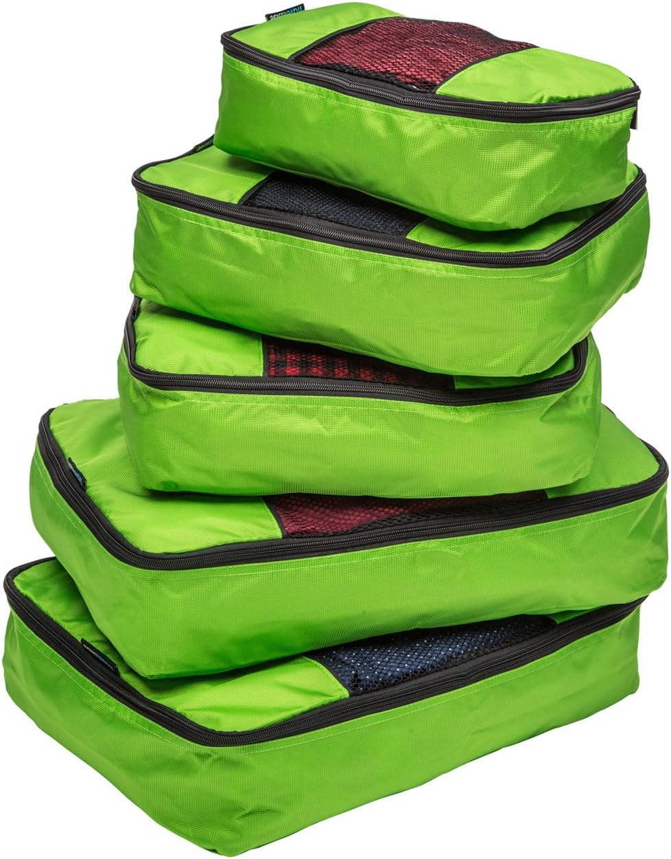 Premium 5-Piece Packing Cube Set - Ripstop Nylon Travel Organizers