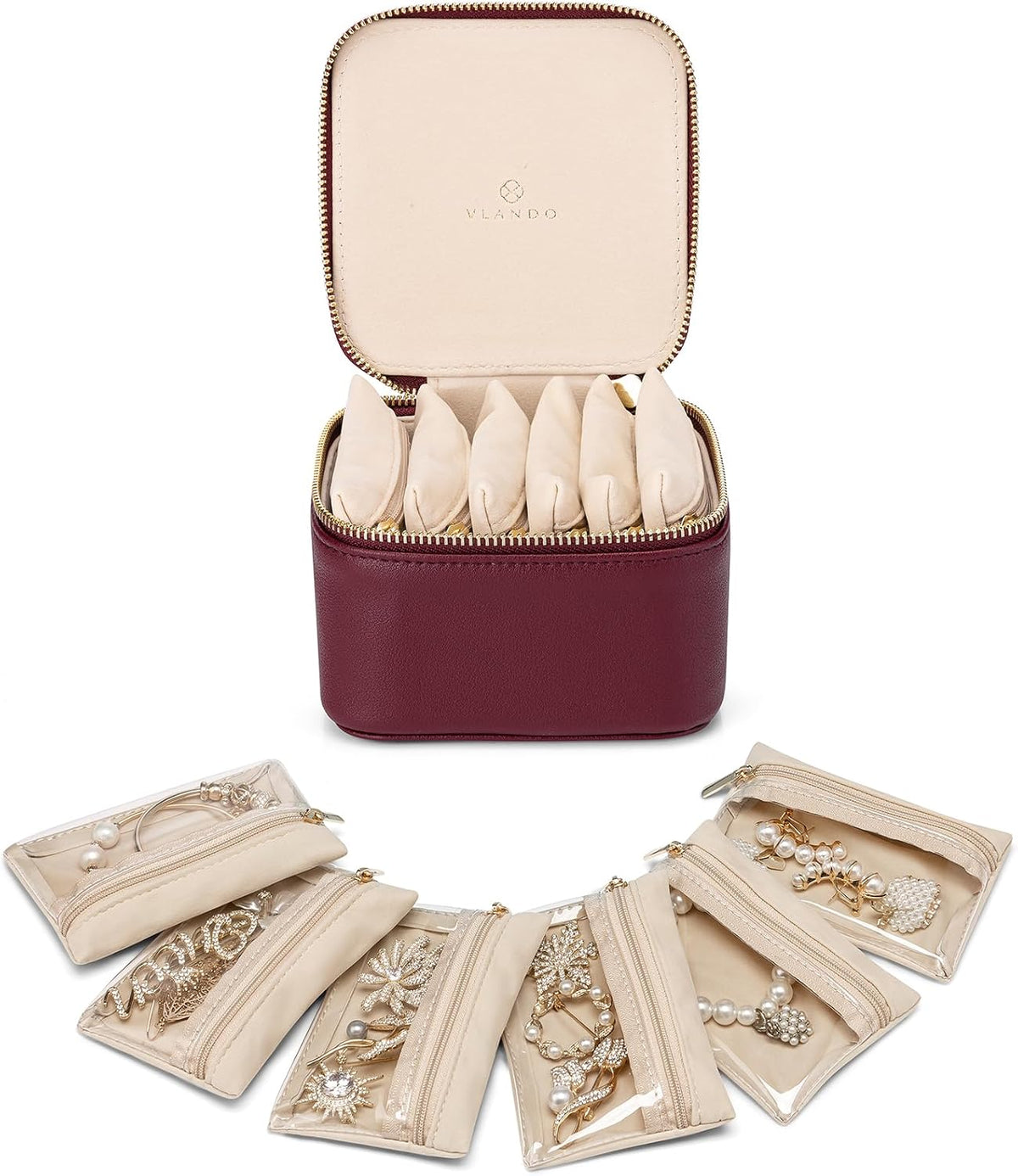 Velvet Jewelry Storage Bags | 6 or 12-Piece Organizer Set