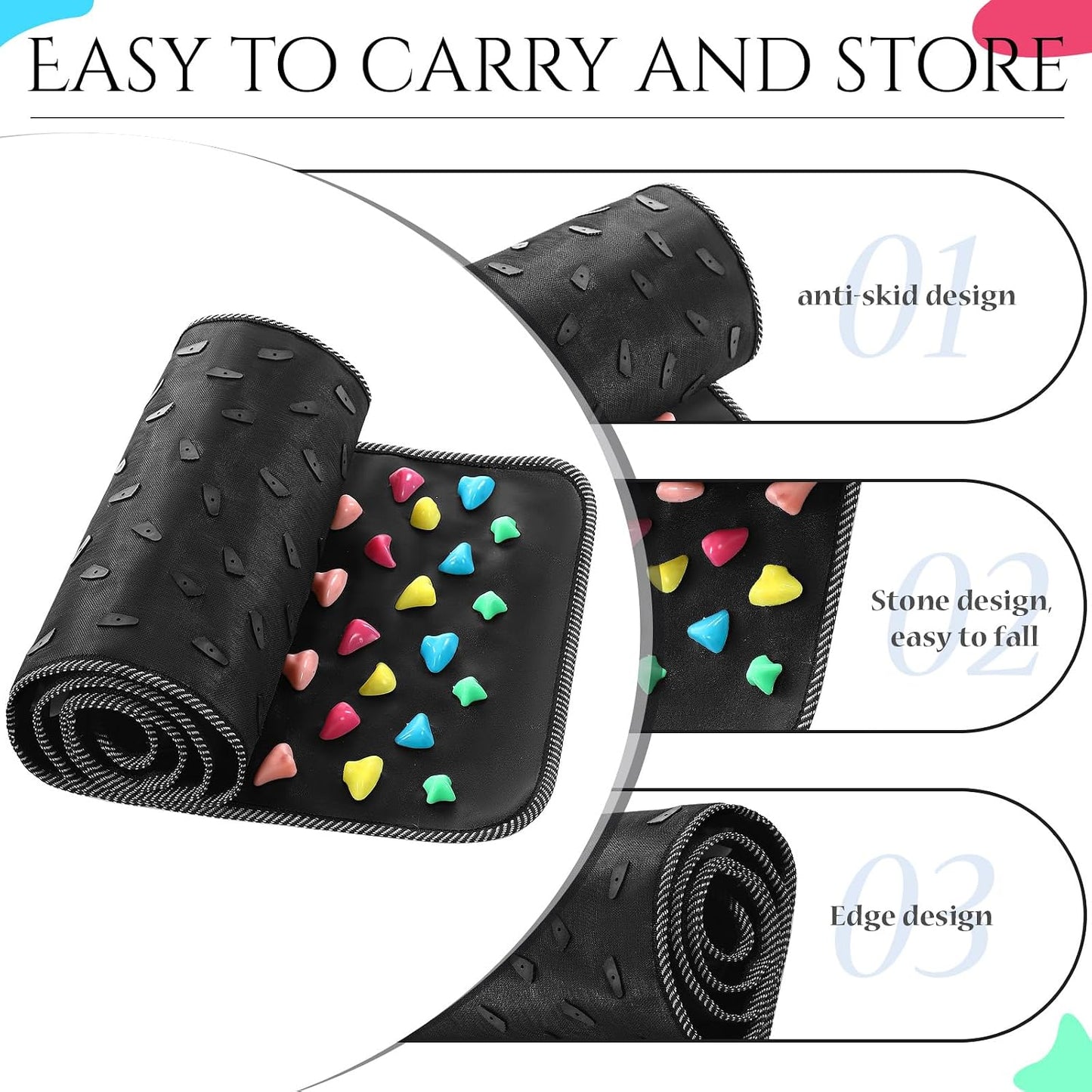 Reflexology Foot Massage Mat – Acupressure Walking Path