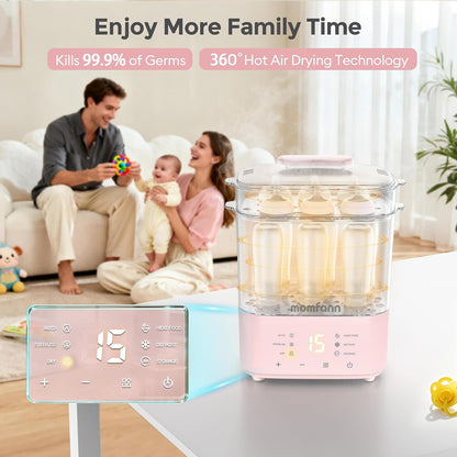 Bottle Sterilizer & Warmer with Dryer - 3-in-1 System