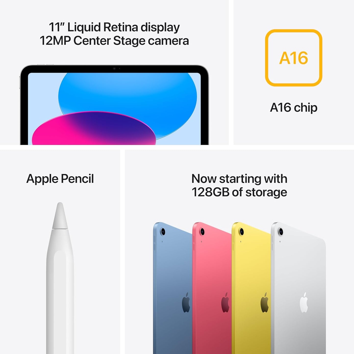 11-inch Tablet with A16 Chip & Liquid Retina Display