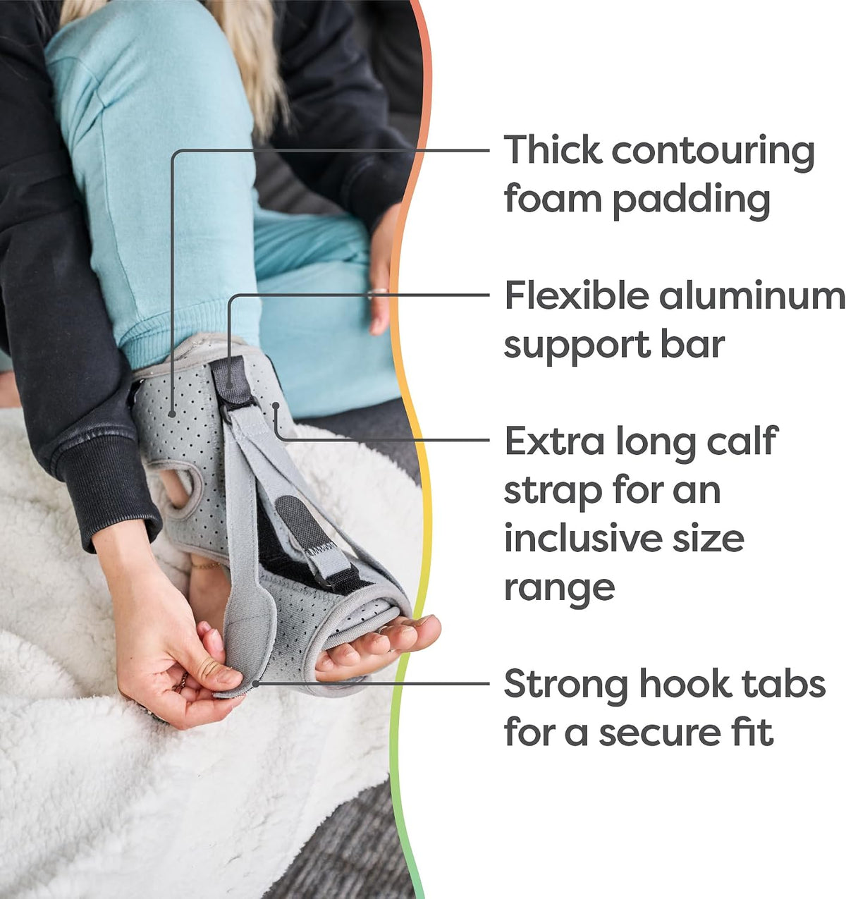 Night Splint Brace for Overnight Foot & Heel Alignment