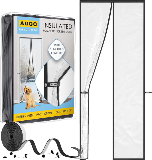 Magnetic Thermal Insulated Door Curtain - Winter Door Cover