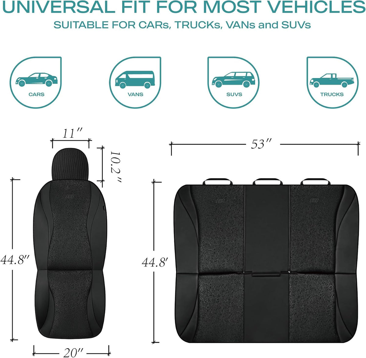 Premium Memory Foam Seat Covers – Universal Fit Car Interior