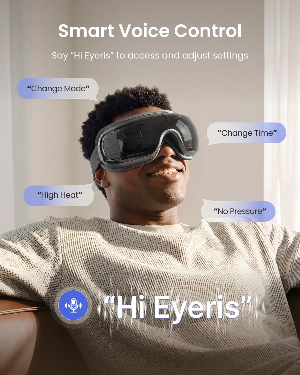 Eye Massager with Heat & Cooling Technology - Premium