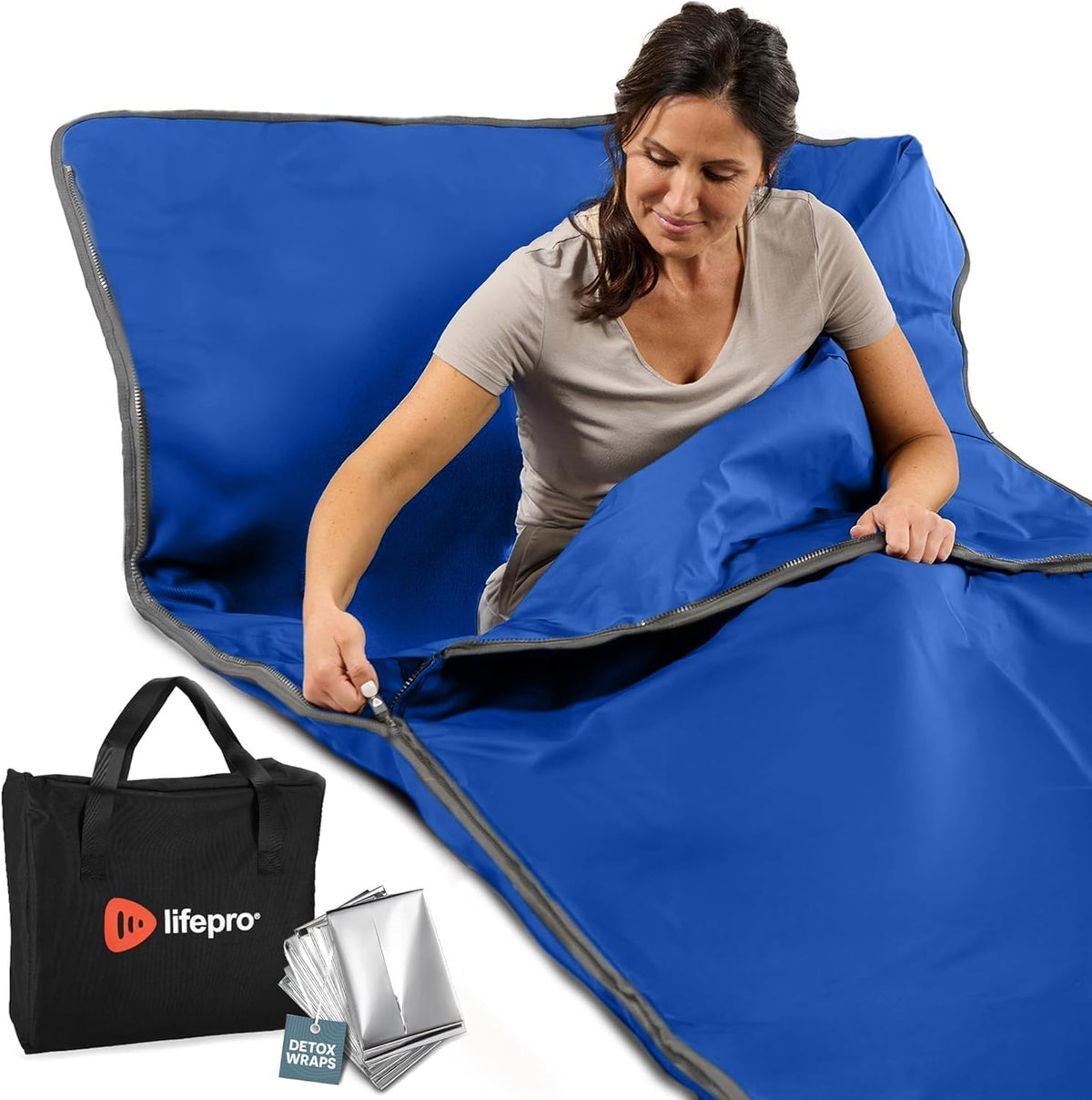 Infrared Sauna Blanket with Low EMF & 9 Temperature Levels