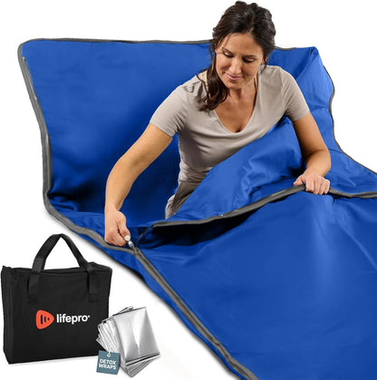 Infrared Sauna Blanket with Low EMF & 9 Temperature Levels