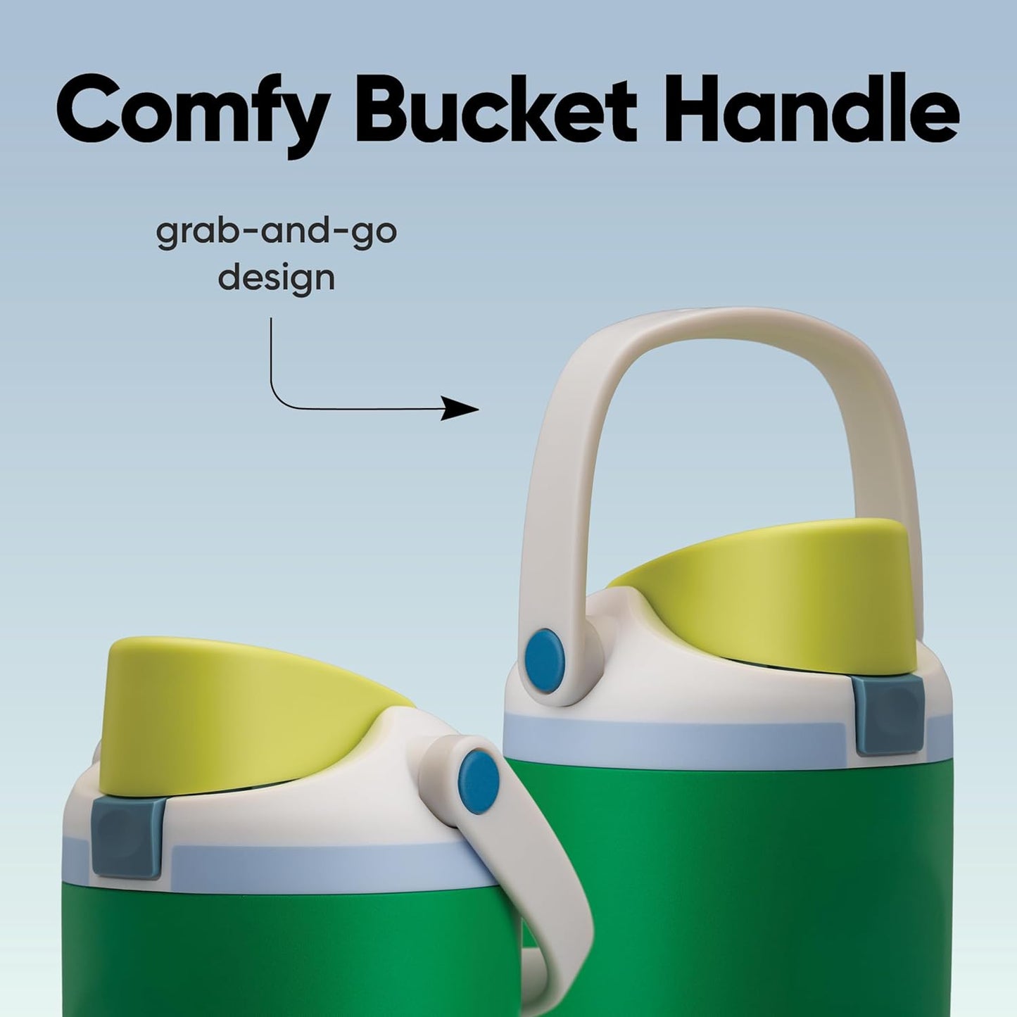 Insulated Stainless Steel Water Bottle with Two-Way Spout