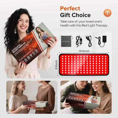 Red Light Therapy Pad – 660nm 850nm Infrared Wrap with Timer